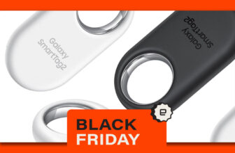 A four-pack of Samsung Galaxy SmartTag2 trackers i...