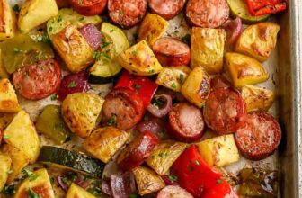 Roasted Sausage and Potatoes – Spend With Pe...