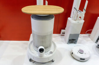 One robotic vacuum is attempting means too exhaust...