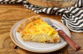Bacon Cheddar Quiche – Barefeet within the K...