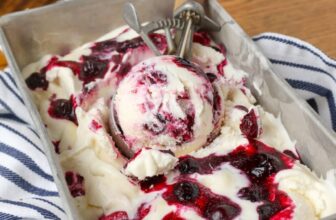 Lemon Blueberry Ice Cream – Barefeet within ...