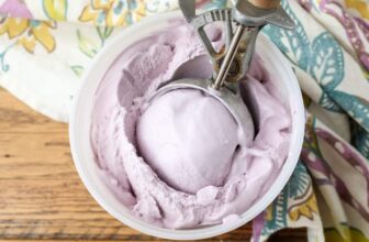 Grape Ice Cream – Barefeet within the Kitche...